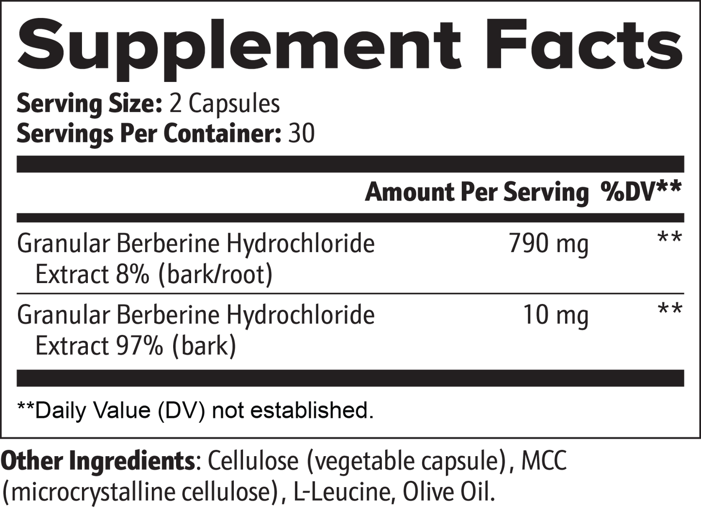CLARO Berberine Formula