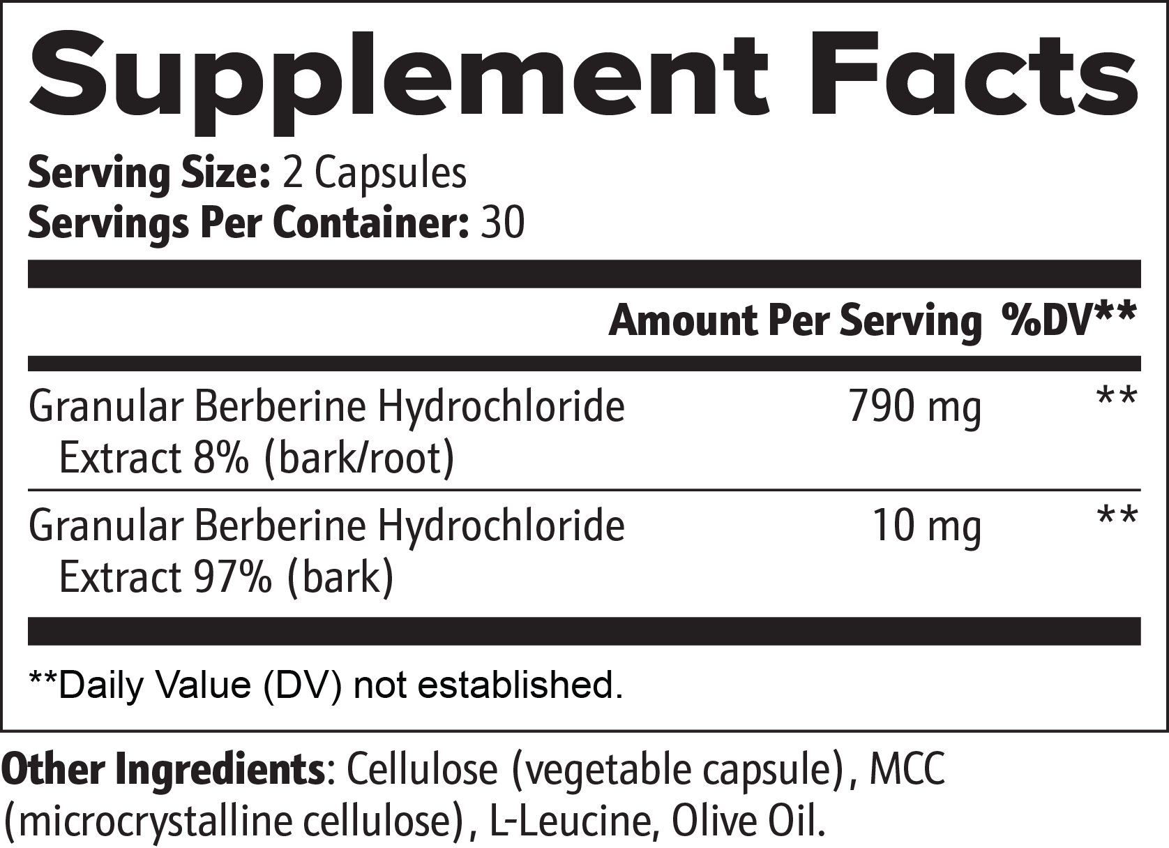 CLARO Berberine Formula